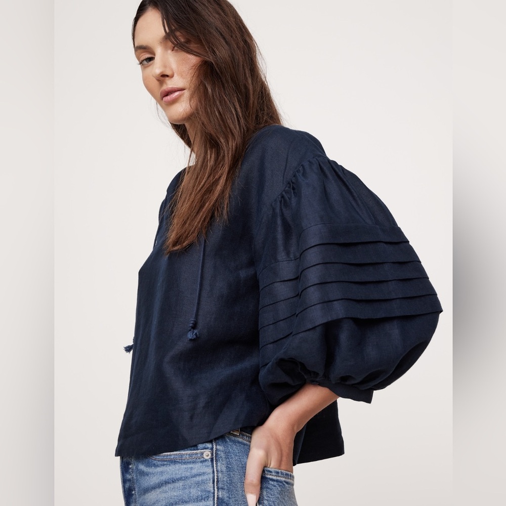 Banana Republic Navy Blue Women's Top